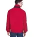 8921 Men's UltraClub® Adventure All-Weather Jacke RED/ CHARCOAL back view