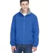 8921 Men's UltraClub® Adventure All-Weather Jacke ROYAL/ CHARCOAL front view
