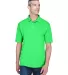 8445 UltraClub® Men's Cool & Dry Stain-Release Pe COOL GREEN front view