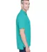 8445 UltraClub® Men's Cool & Dry Stain-Release Pe JADE side view
