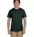 3930R Fruit of the Loom - Heavy Cotton T-Shirt FOREST GREEN front view