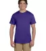 3930R Fruit of the Loom - Heavy Cotton T-Shirt DEEP PURPLE front view