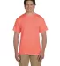 3930R Fruit of the Loom - Heavy Cotton T-Shirt RETRO HTH CORAL front view