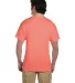 3930R Fruit of the Loom - Heavy Cotton T-Shirt RETRO HTH CORAL back view