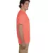 3930R Fruit of the Loom - Heavy Cotton T-Shirt RETRO HTH CORAL side view