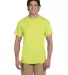 3930R Fruit of the Loom - Heavy Cotton T-Shirt NEON YELLOW front view