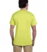3930R Fruit of the Loom - Heavy Cotton T-Shirt NEON YELLOW back view