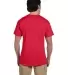 3930R Fruit of the Loom - Heavy Cotton T-Shirt FIERY RED back view