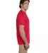 3930R Fruit of the Loom - Heavy Cotton T-Shirt FIERY RED side view