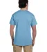 3931 Fruit of the Loom Adult Heavy Cotton HDTM T-S in Light blue back view