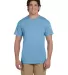 3931 Fruit of the Loom Adult Heavy Cotton HDTM T-S in Light blue front view