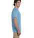 3931 Fruit of the Loom Adult Heavy Cotton HDTM T-S in Light blue side view