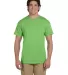 3931 Fruit of the Loom Adult Heavy Cotton HDTM T-S in Kiwi front view