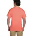3931 Fruit of the Loom Adult Heavy Cotton HDTM T-S in Retro hth coral back view