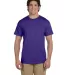 3931 Fruit of the Loom Adult Heavy Cotton HDTM T-S in Deep purple front view