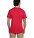 3931 Fruit of the Loom Adult Heavy Cotton HDTM T-S in Fiery red back view
