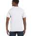 29 Jerzees Adult Heavyweight 50/50 Blend T-Shirt in White back view