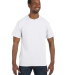 29 Jerzees Adult Heavyweight 50/50 Blend T-Shirt in White front view