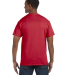 29 Jerzees Adult Heavyweight 50/50 Blend T-Shirt in True red back view
