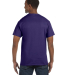 29 Jerzees Adult Heavyweight 50/50 Blend T-Shirt in Deep purple back view