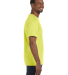 29 Jerzees Adult Heavyweight 50/50 Blend T-Shirt in Safety green side view