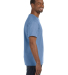 29 Jerzees Adult Heavyweight 50/50 Blend T-Shirt in Light blue side view