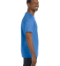 29 Jerzees Adult Heavyweight 50/50 Blend T-Shirt in Columbia blue side view