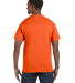 29 Jerzees Adult Heavyweight 50/50 Blend T-Shirt in Safety orange back view