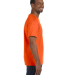 29 Jerzees Adult Heavyweight 50/50 Blend T-Shirt in Safety orange side view