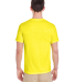 29 Jerzees Adult Heavyweight 50/50 Blend T-Shirt in Neon yellow back view