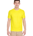 29 Jerzees Adult Heavyweight 50/50 Blend T-Shirt in Neon yellow front view