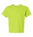 29B Jerzees Youth Heavyweight 50/50 Blend T-Shirt SAFETY GREEN front view