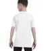29B Jerzees Youth Heavyweight 50/50 Blend T-Shirt WHITE back view