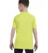 29B Jerzees Youth Heavyweight 50/50 Blend T-Shirt SAFETY GREEN back view