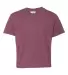 29B Jerzees Youth Heavyweight 50/50 Blend T-Shirt VINT HTH MAROON front view