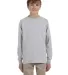 29BL Jerzees Youth Long-Sleeve Heavyweight 50/50 B OXFORD front view