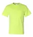 29MP Jerzees Adult Heavyweight 50/50 Blend T-Shirt SAFETY GREEN front view