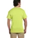 29MP Jerzees Adult Heavyweight 50/50 Blend T-Shirt SAFETY GREEN back view