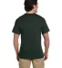 29MP Jerzees Adult Heavyweight 50/50 Blend T-Shirt FOREST GREEN back view