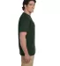 29MP Jerzees Adult Heavyweight 50/50 Blend T-Shirt FOREST GREEN side view