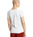 5680 Hanes® Ladies' Heavyweight T-Shirt in White back view