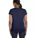 5680 Hanes® Ladies' Heavyweight T-Shirt in Navy back view