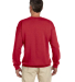 4662 Jerzees Adult Super Sweats® Crewneck Sweatsh in True red back view