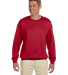 4662 Jerzees Adult Super Sweats® Crewneck Sweatsh in True red front view