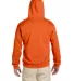 4997 Jerzees Adult Super Sweats® Hooded Pullover  SAFETY ORANGE back view