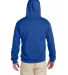 4997 Jerzees Adult Super Sweats® Hooded Pullover  ROYAL back view