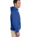 4997 Jerzees Adult Super Sweats® Hooded Pullover  ROYAL side view