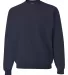 562 Jerzees Adult NuBlend® Crewneck Sweatshirt J NAVY front view