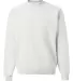 562 Jerzees Adult NuBlend® Crewneck Sweatshirt WHITE front view