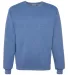 562 Jerzees Adult NuBlend® Crewneck Sweatshirt VINTAGE HTH BLUE front view